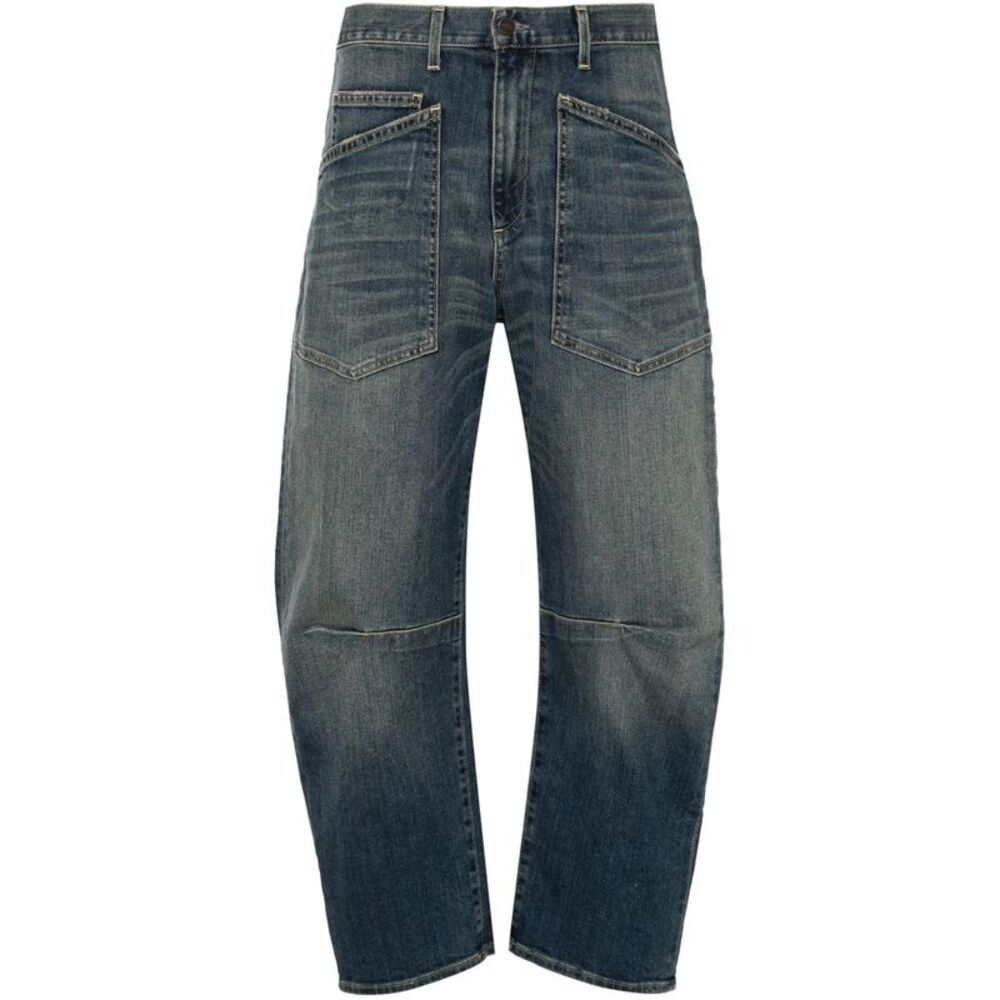 Nili Lotan Blue Denim - Tapered Jeans Women